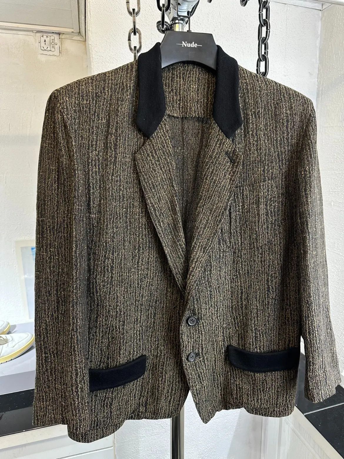 Yohji Yamamoto Yohji Yamamoto Yohji Yamamoto Y's Texture Blazer Jacket-25 Size US L / EU 52-54 / 3 - 2 Thumbnail