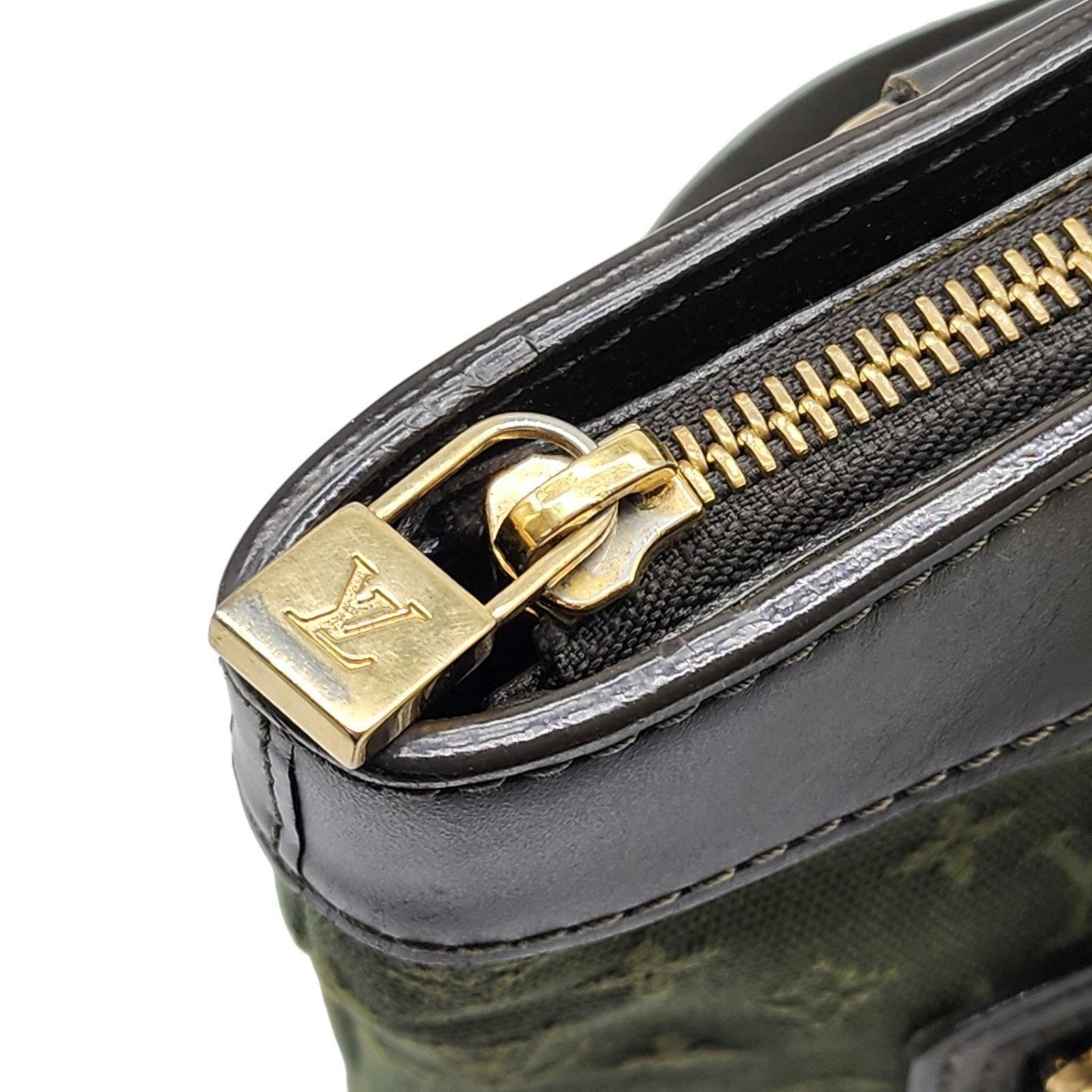 Louis Vuitton Khaki Green Monogram Mini Lin Lucille PM Bag Size ONE SIZE - 8 Thumbnail
