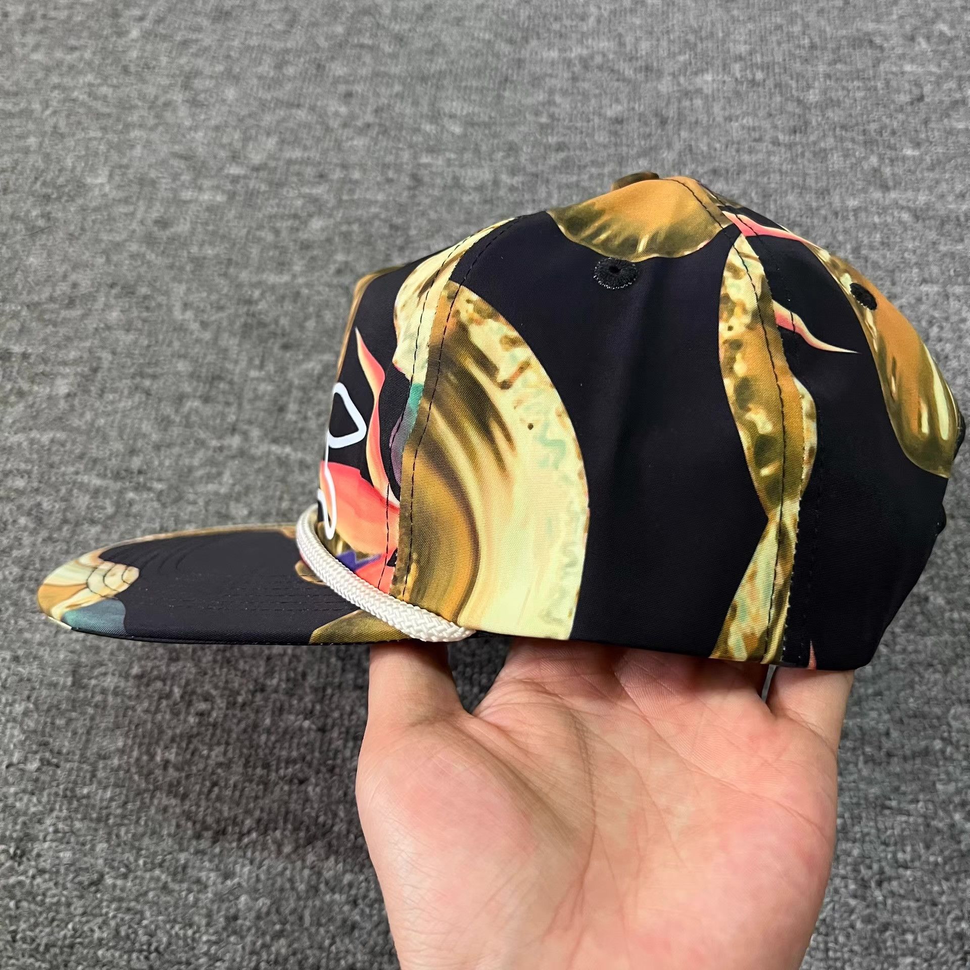 Billionaire Boys Club BBC ICECREAM Flying Dog Flat Brim Baseball Cap Q7 Size ONE SIZE - 7 Thumbnail