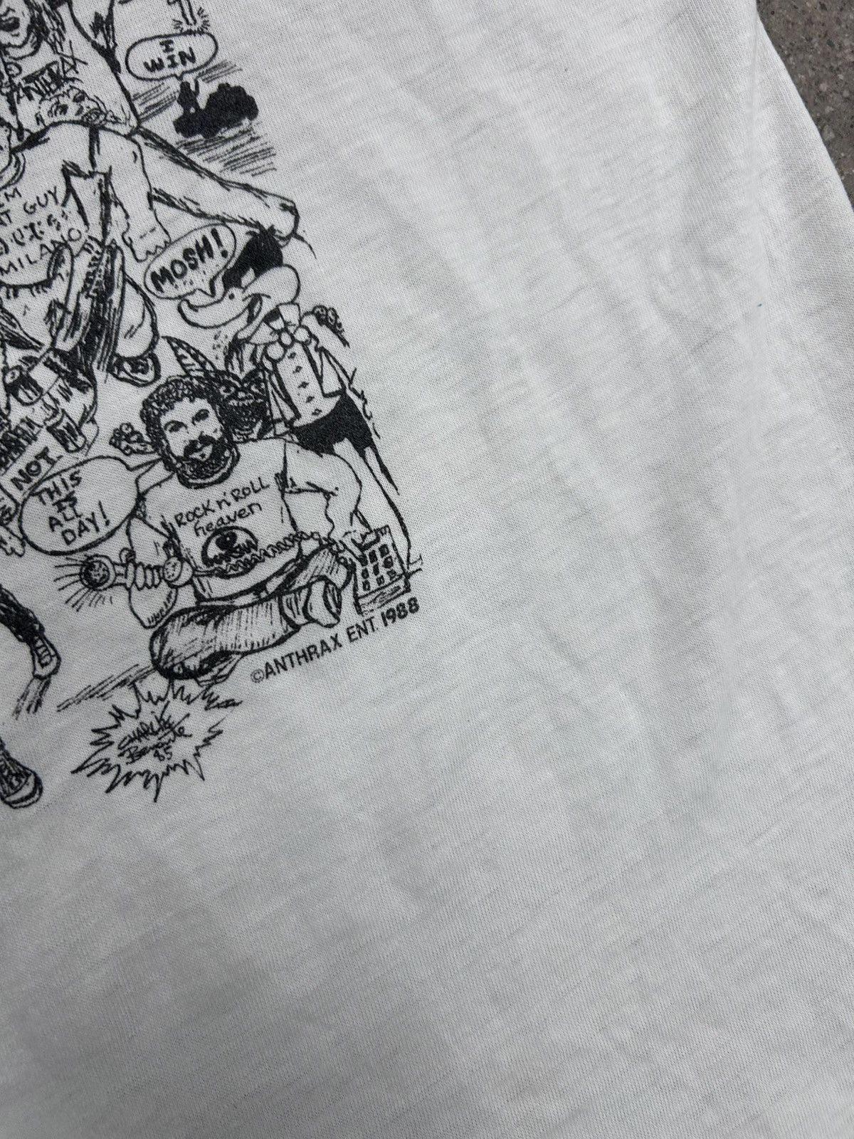 Band Tees Vintage Anthrax Frills Tank Top 1988 Single Stitch Size US M / EU 48-50 / 2 - 5 Thumbnail