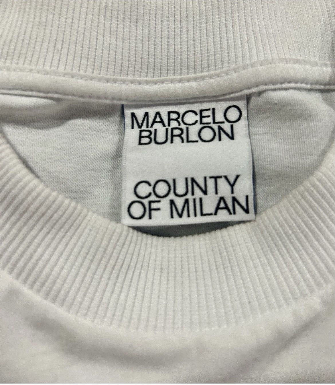 Marcelo Burlon Marcelo Burlon - BzRP- Graphic White T-Shirt Size Small Size US S / EU 44-46 / 1 - 5 Thumbnail