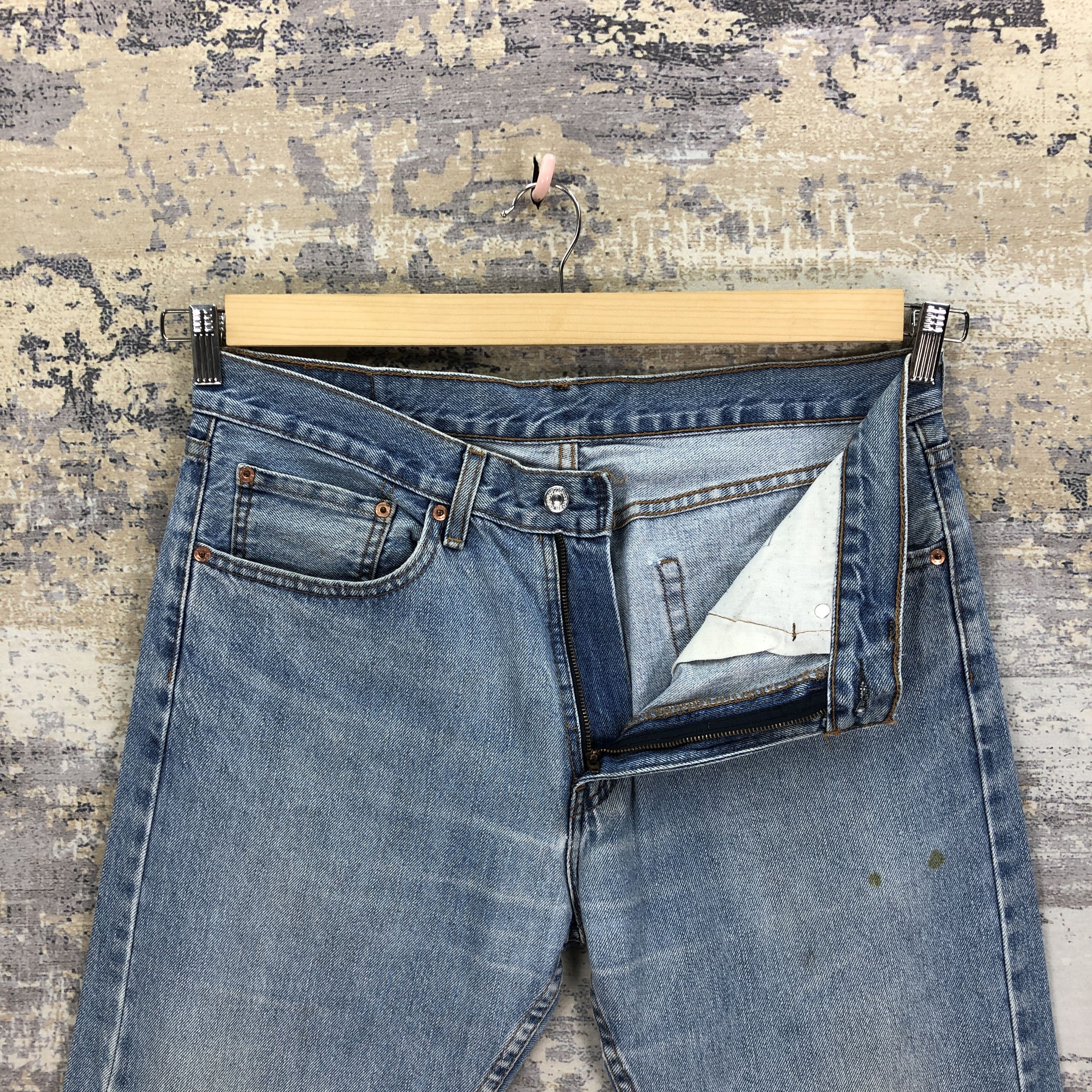 Levi's Vintage Y2K Levis 505 Light Wash Jeans Levi's Faded Denim Size US 34 / EU 50 - 6 Thumbnail