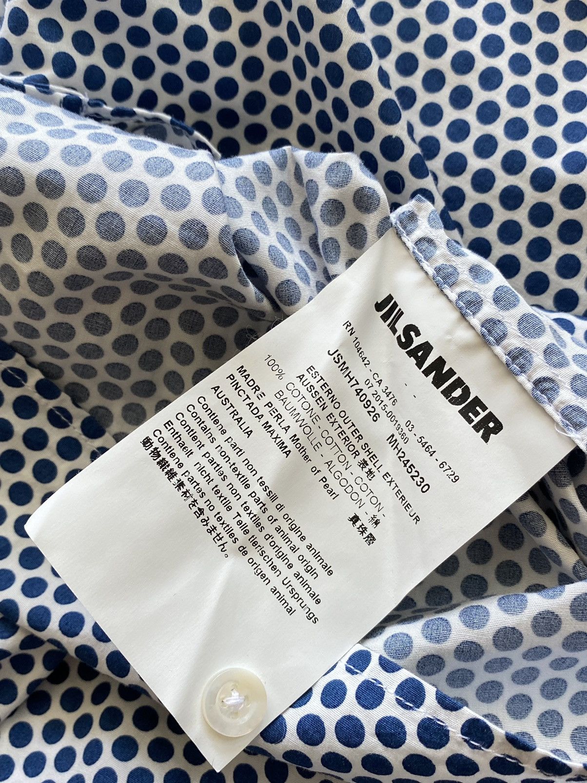 Jil Sander x Raf Simons Polka Dot Runway SS Shirt