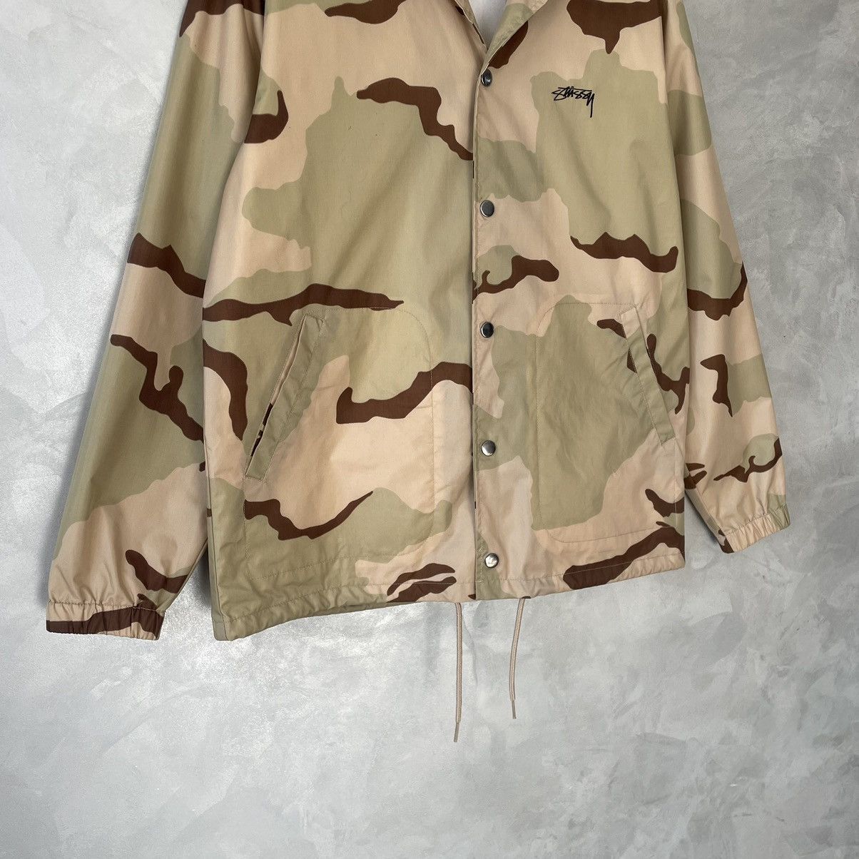 Stussy Rare Stussy Double Side Logo Nylon Camo Coach Jacket Size US M / EU 48-50 / 2 - 7 Thumbnail