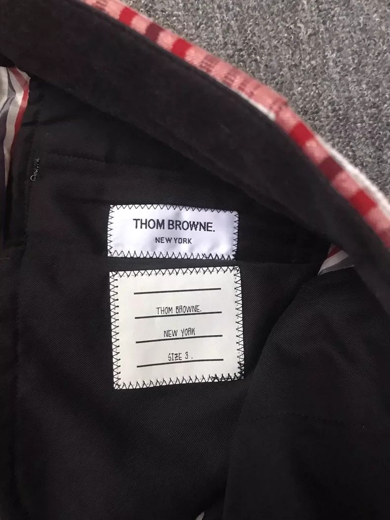 Thom Browne Thom Browne size3 Patchwork checkered trousers Size US 27 - 4 Thumbnail