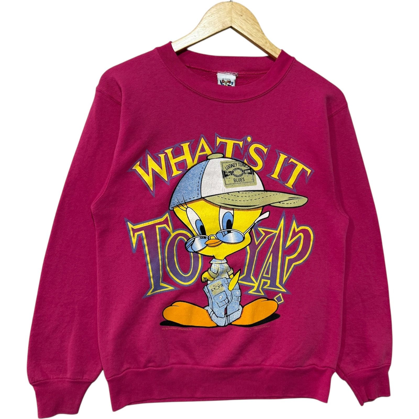 Vintage Vintage Tweety Bird "What's It To Ya?" Crewneck S/M Size US S / EU 44-46 / 1 - 4 Thumbnail