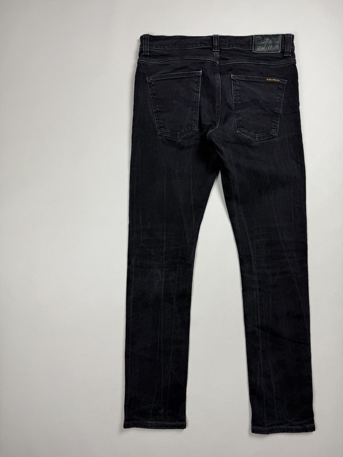 Nudie Jeans Nudie Jeans Co Lean Dean Dey Cold Black Men’s Jeans Size US 32 / EU 48 - 15 Thumbnail
