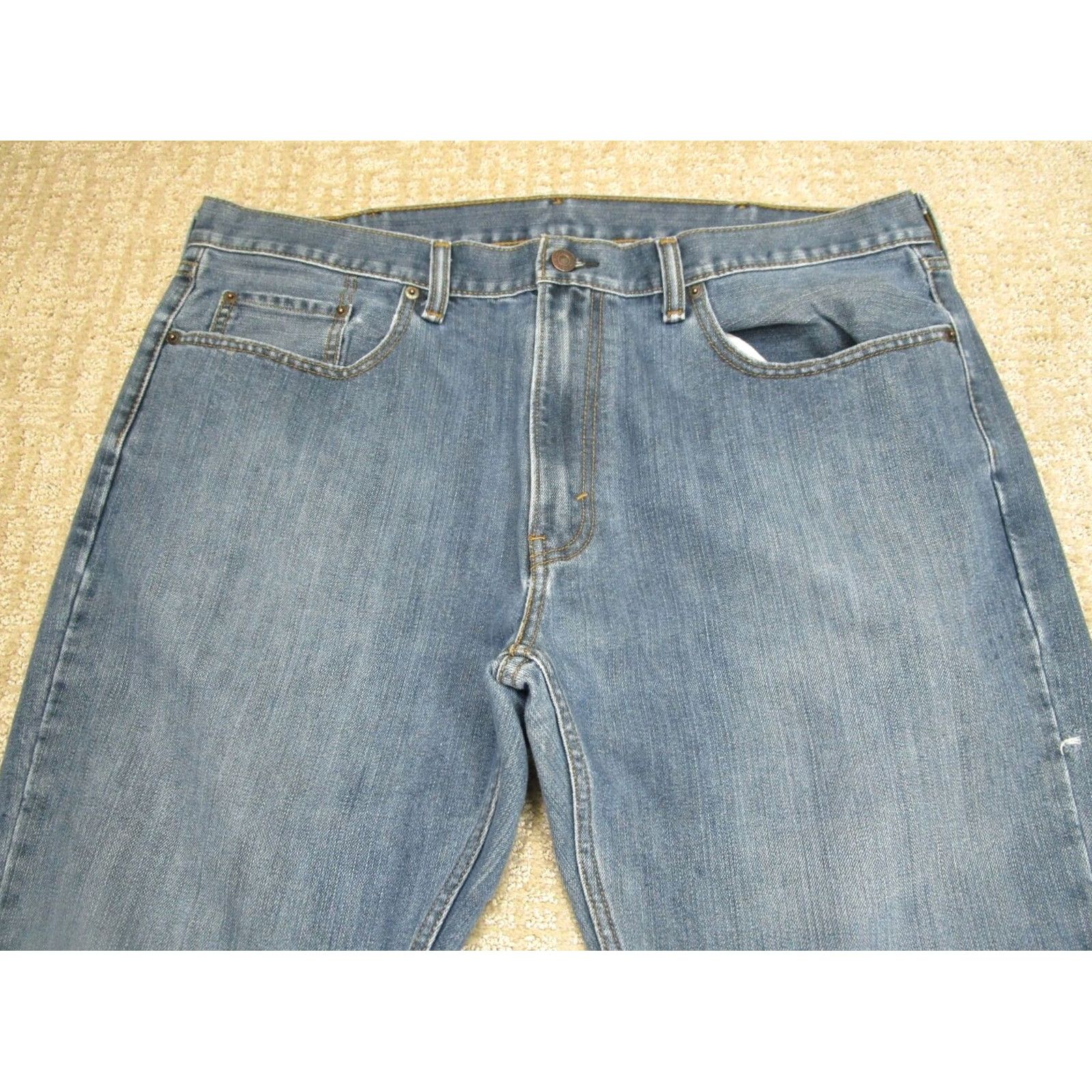 Levi's Levi's 559 Jeans Men 38x34 Light Blue Straight Relaxed Denim Pocket Logo Vintage No Size US 38 / EU 54 - 2 Thumbnail