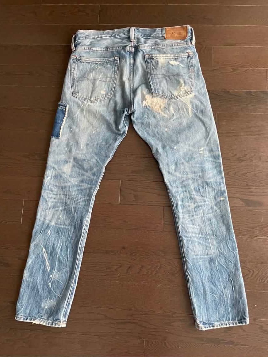 Polo Ralph Lauren Polo RL Sullivan Slim Patchwork Paint Splatter 31x30 Size US 31 - 2 Thumbnail