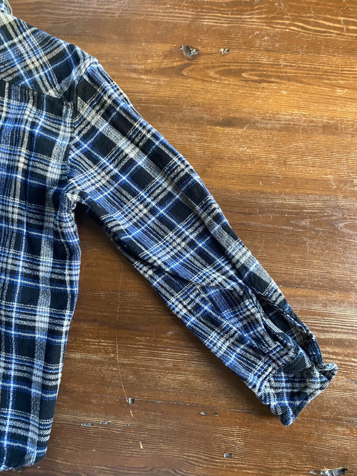 Dickies Dickies Blue Black White Plaid Flannel Thick Button Up Size US M / EU 48-50 / 2 - 12 Thumbnail