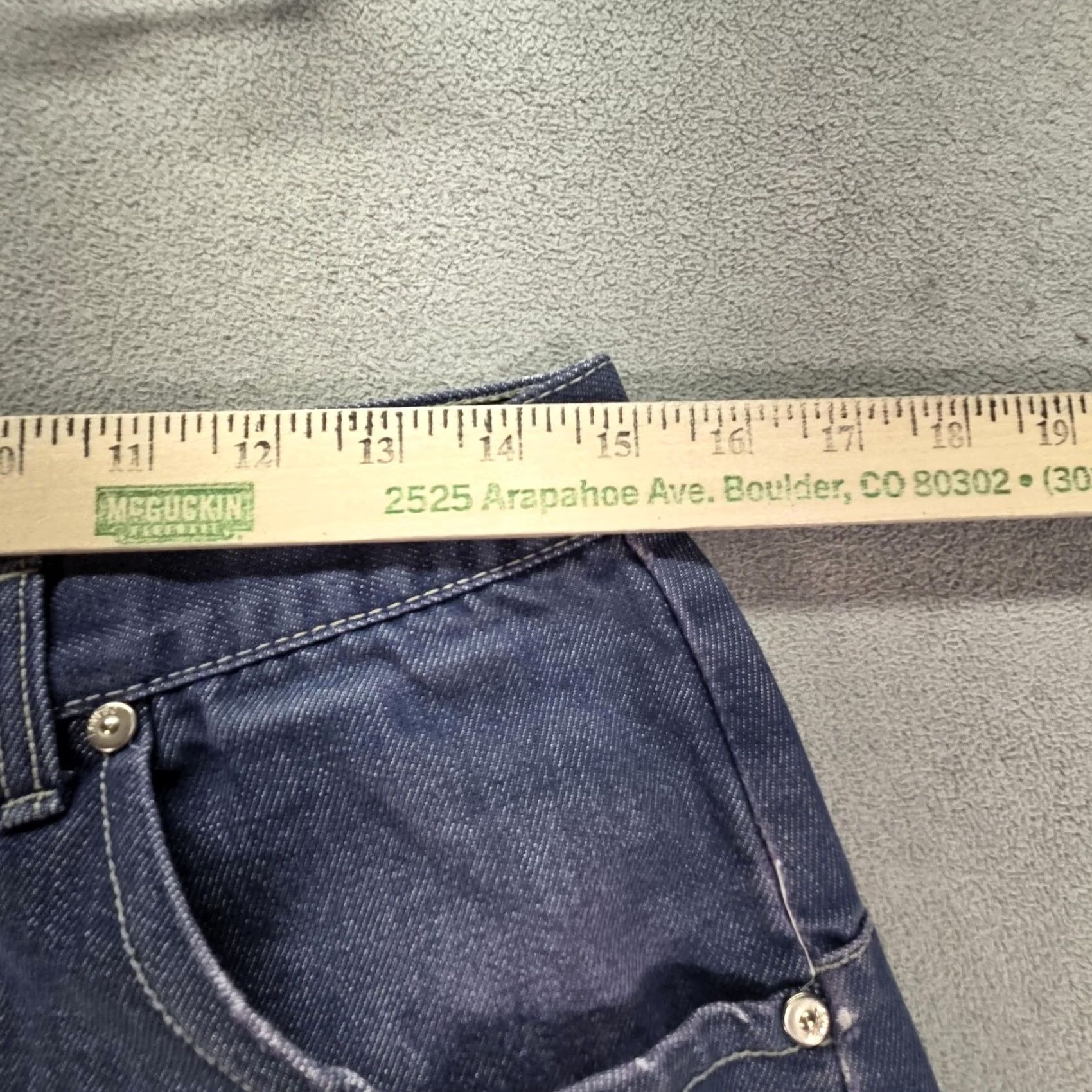 Levi's Levi's Jeans Mens Blue Medium Wash Straight 29x30 Distressed Pockets Button Denim VTG? Size US 29 - 3 Thumbnail