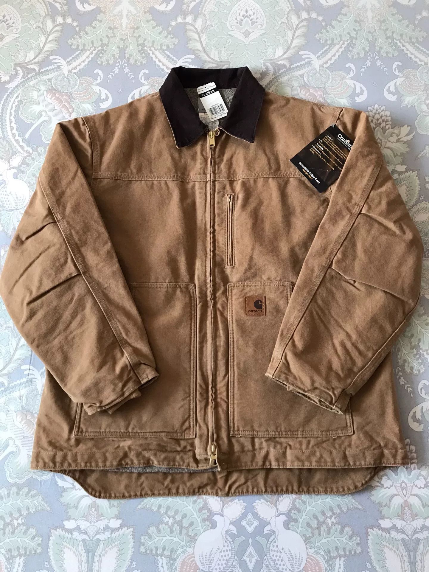 Carhartt Carhartt C61 CML Washed Canvas Work Jacket Size US XL / EU 56 / 4 - 1 Thumbnail