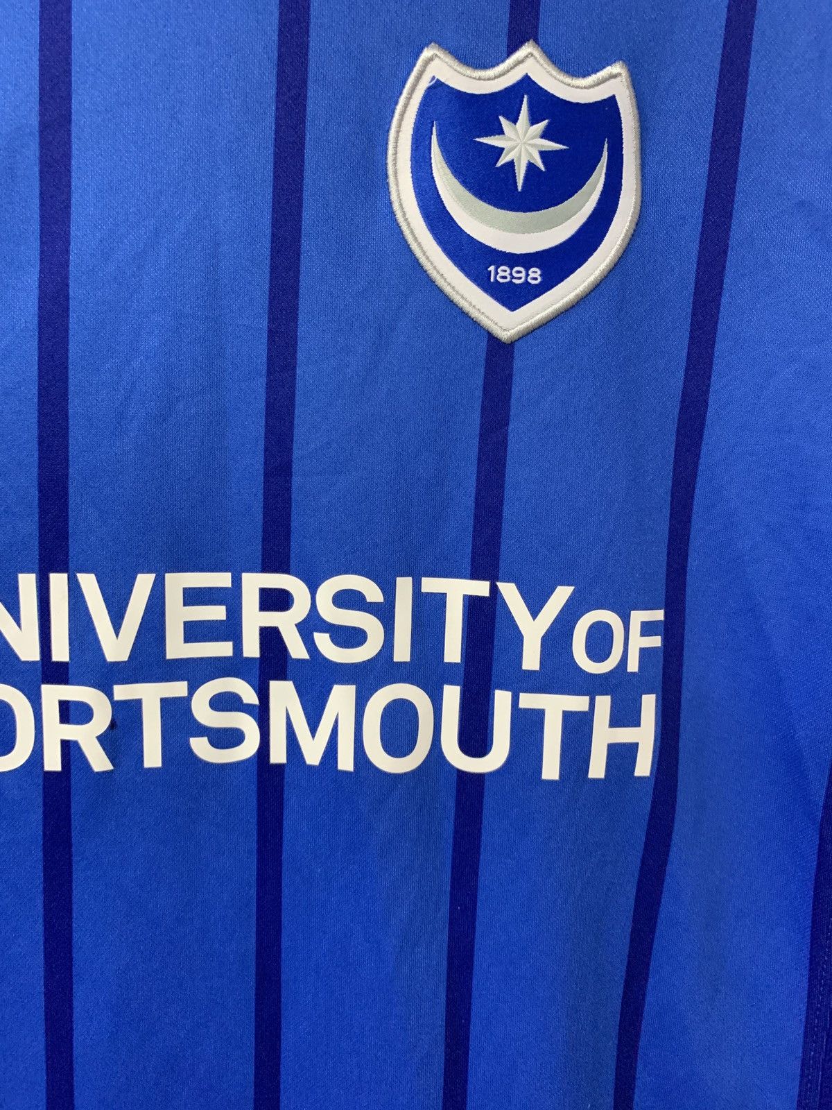 Nike Portsmouth Home Football Shirt Nike Soccer Jersey Size M Size US M / EU 48-50 / 2 - 6 Thumbnail