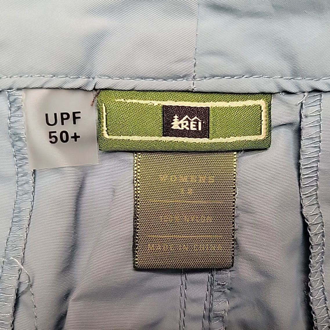 Vintage REI pants Womens 12 Blue Nylon Crop Capri Hike Outdoor UPF 50 Lightweight Travel Size 34" / US 12 / IT 48 - 4 Thumbnail