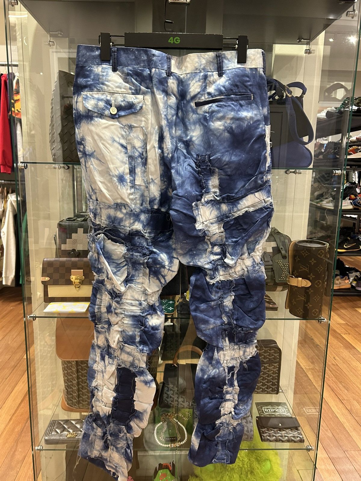 Comme des Garcons Comme Des Garçons Tie Dye Stitched Pants Size US 32 / EU 48 - 2 Thumbnail