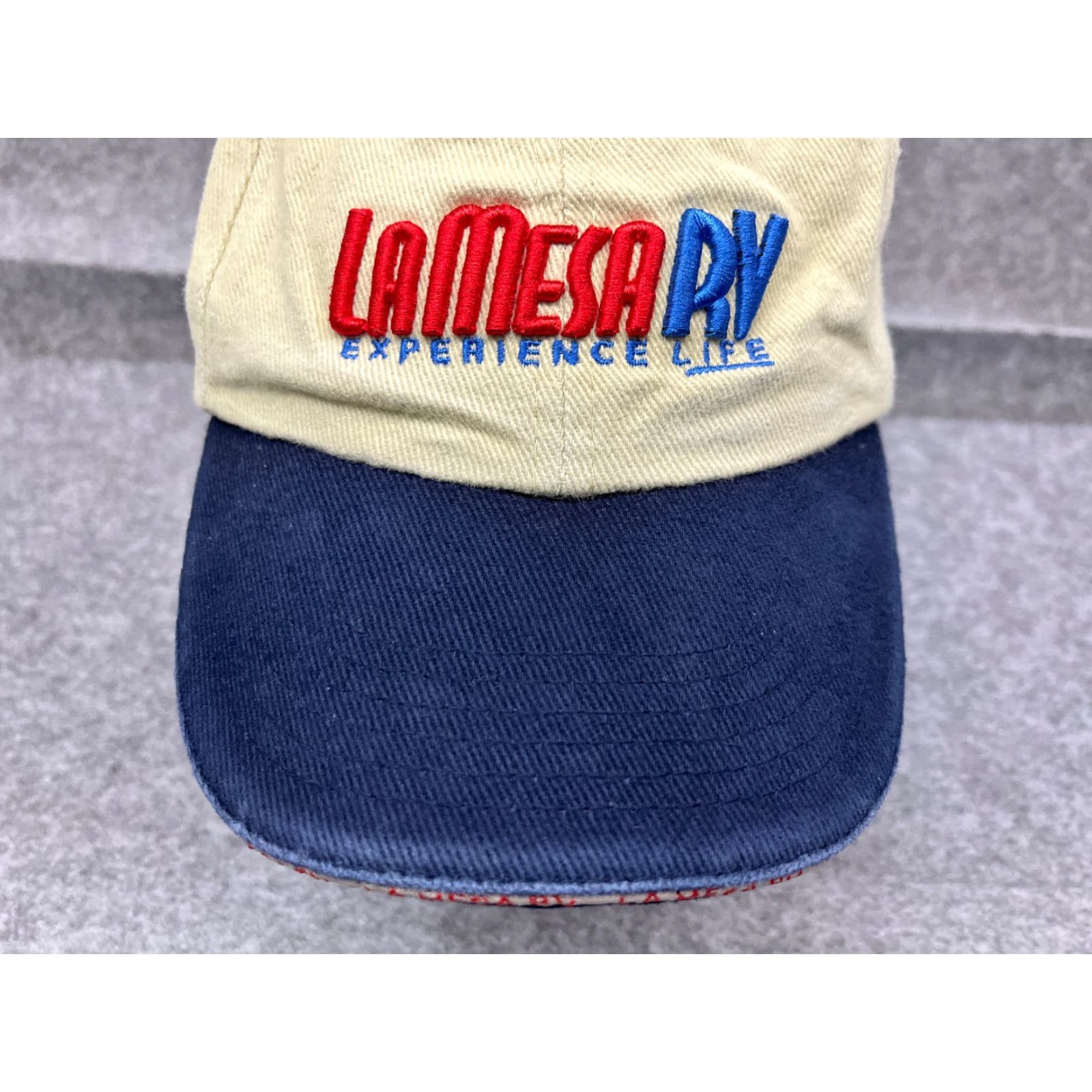 Alife La Mesa RV Hat Cap Strap Back OS Ivory Blue 100% Cotton Promo Size ONE SIZE - 3 Thumbnail
