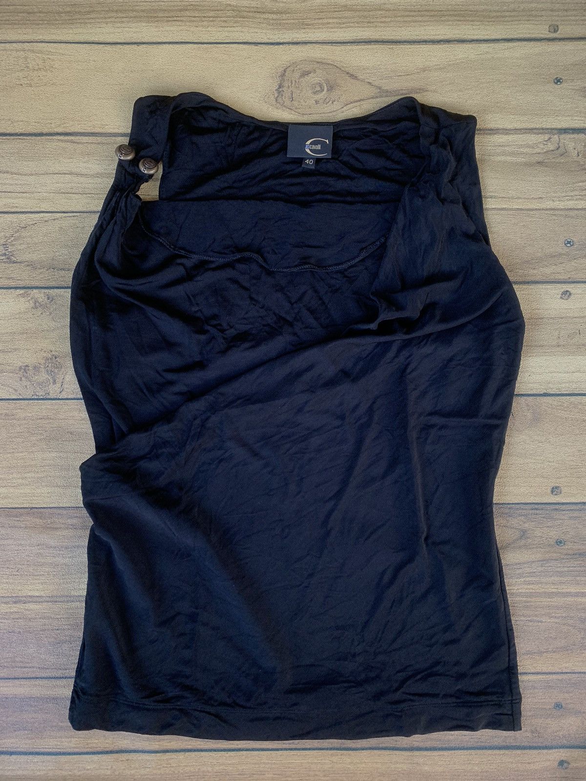 Just Cavalli Just cavalli fold party tanktop embossed button Size M / US 6-8 / IT 42-44 - 1 Thumbnail