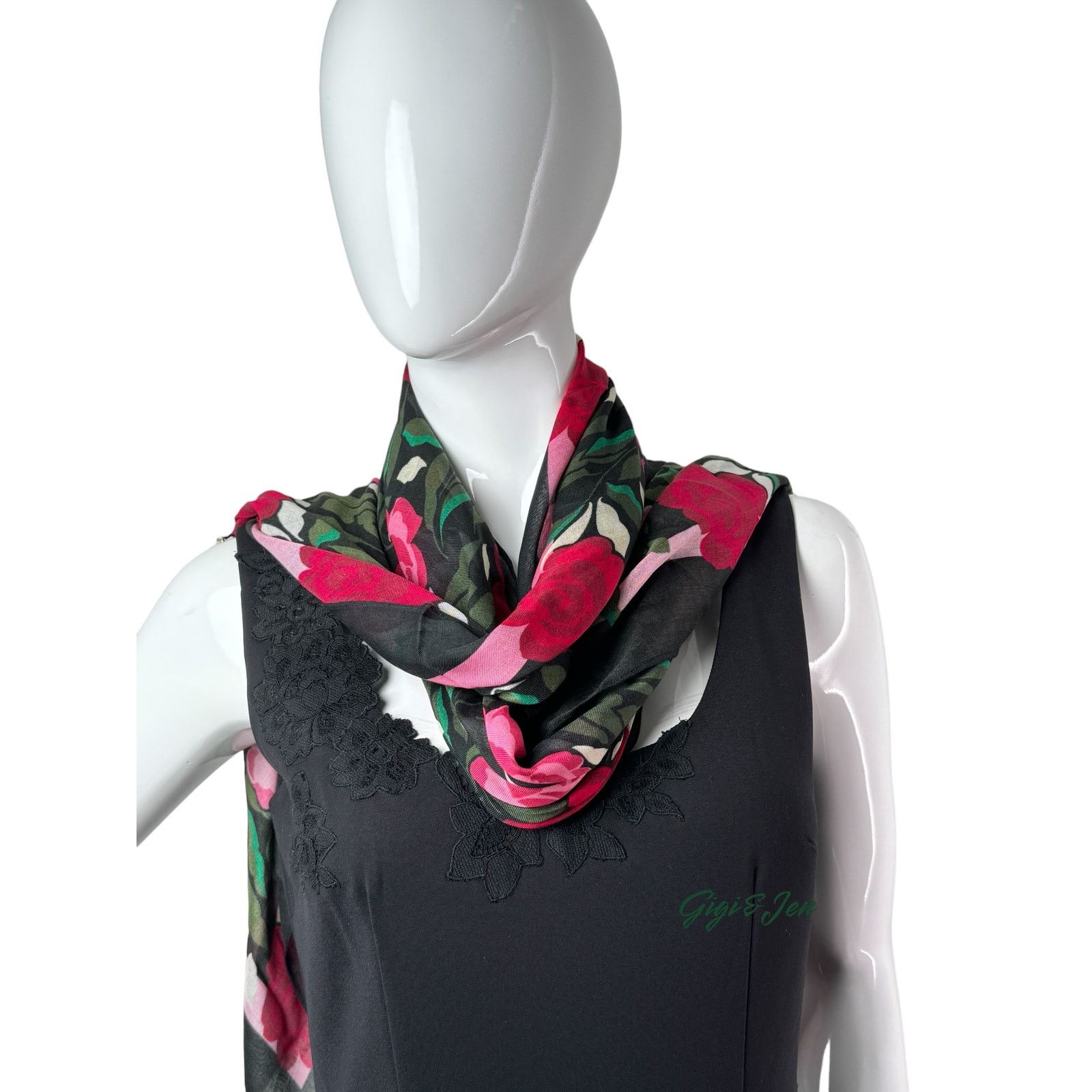 Kate Spade Kate Spade Rose Garden Oblong Scarf new Size ONE SIZE - 3 Thumbnail