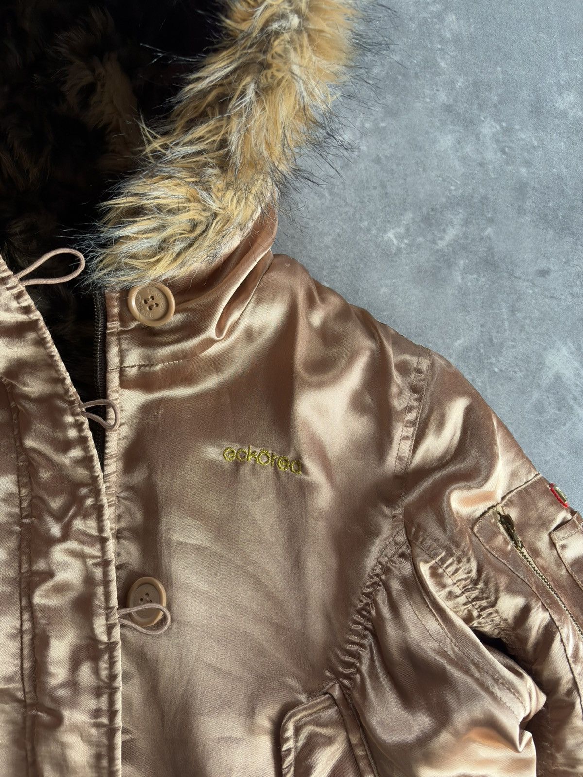 Ecko Unltd. Ecko Unltd. Red Leopard Faux Fur Printed N-2B Bomber Jacket Size L / US 10 / IT 46 - 14 Thumbnail