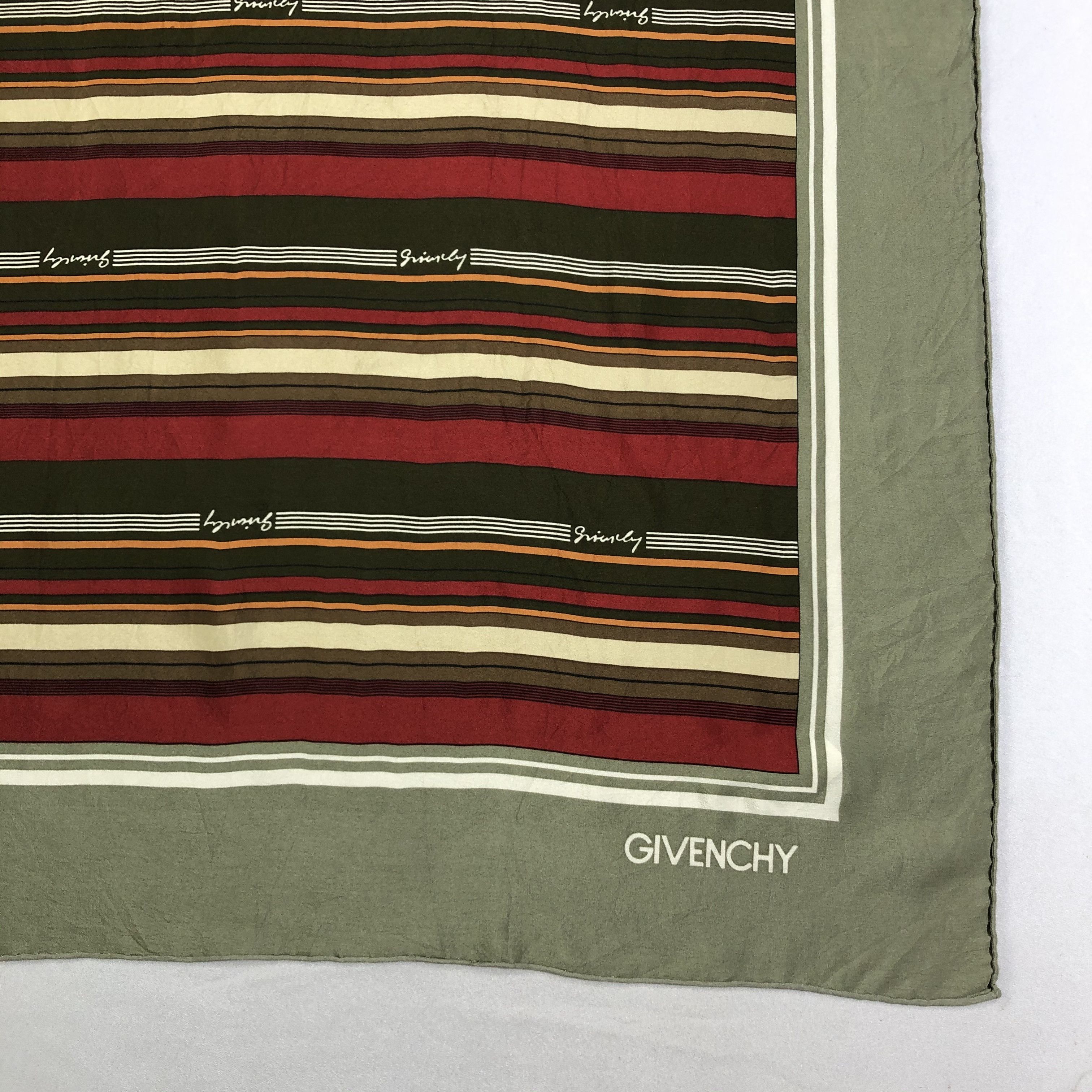 Vintage Vintage Givenchy Silk Scarf Size ONE SIZE - 4 Thumbnail