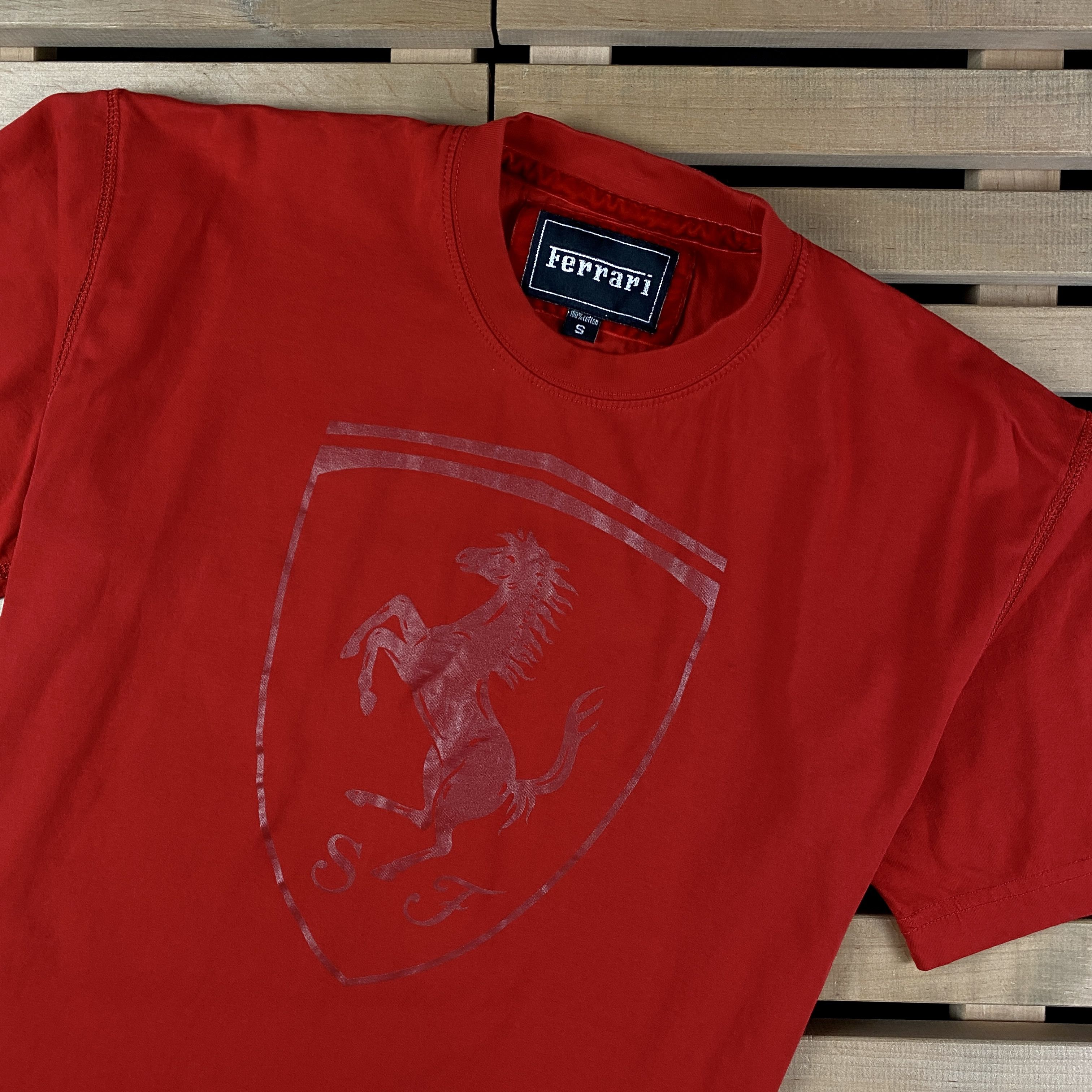 Ferrari × Vintage Men’s Racing T-Shirt Ferrari Vintage Big Logo Size S Size US S / EU 44-46 / 1 - 2 Thumbnail