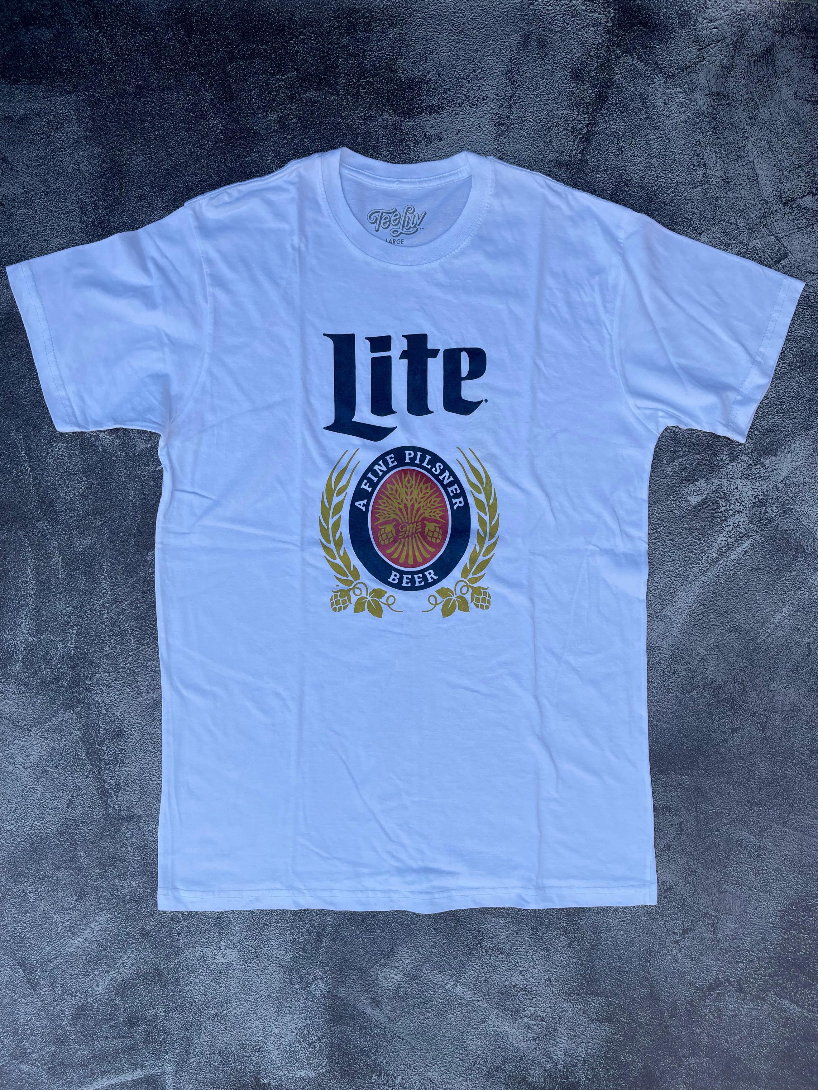 Other Beer Miller Lite T-Shirt Size L Size US L / EU 52-54 / 3 - 1 Thumbnail