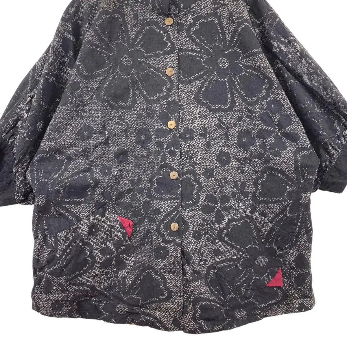 Vintage Vintage OWL LABELS JAPAN All Over Print AOP Floral Fauna Size 3XL / US 20-22 - 6 Thumbnail