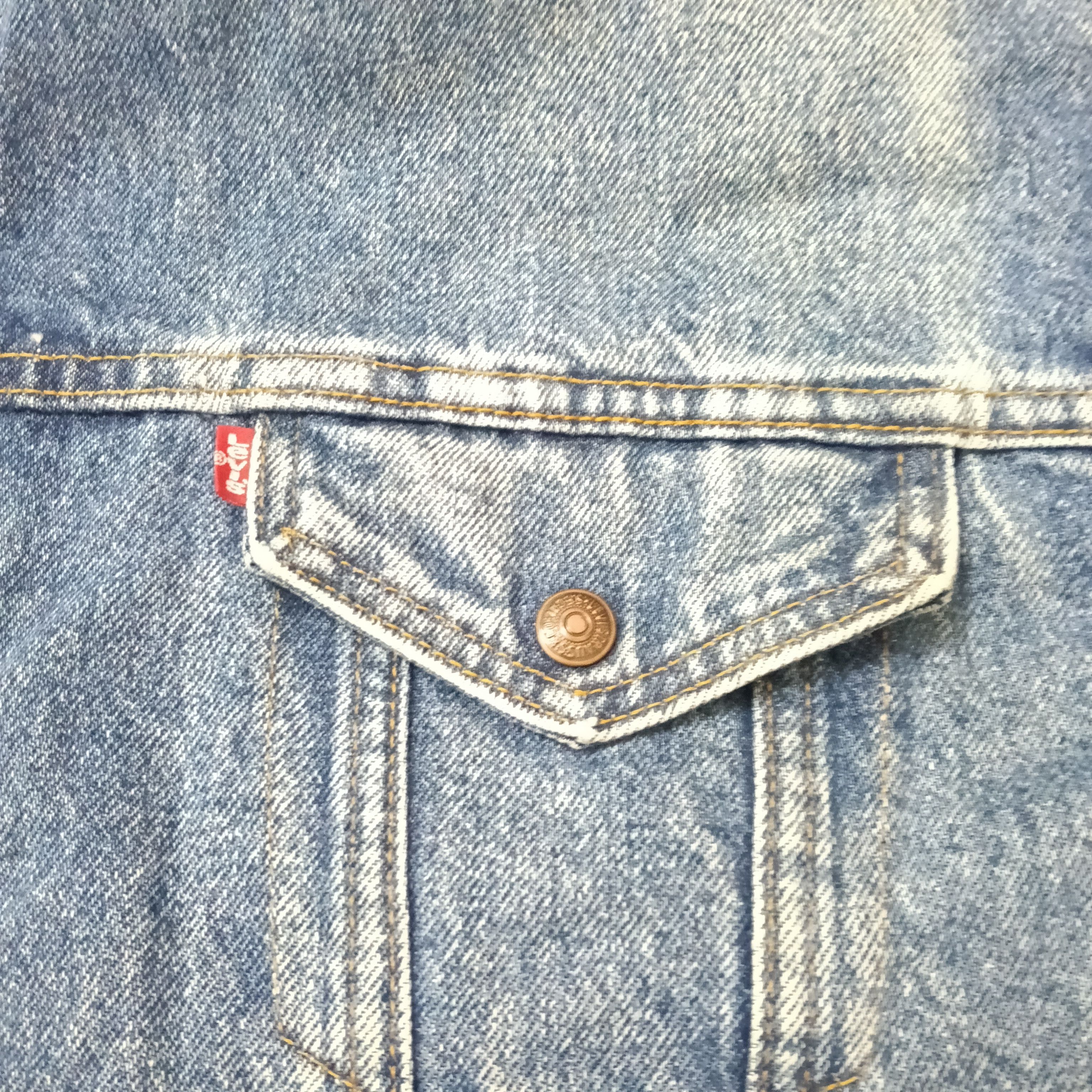 Levi's Vintage 70s 80s Levis Trucker Sherpa Denim Jacket Size US XL / EU 56 / 4 - 10 Thumbnail