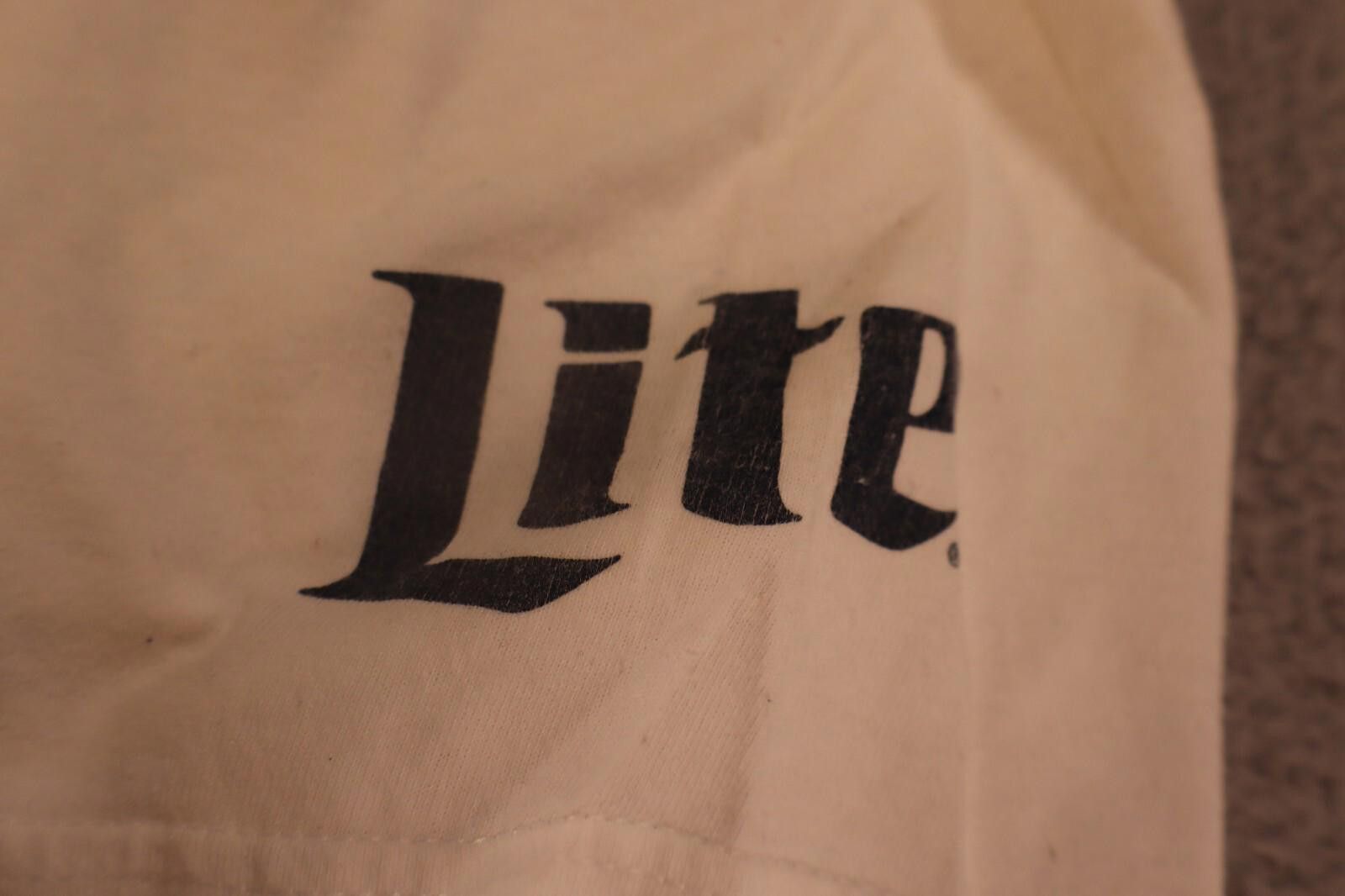 Other Miller Lite Ugly Sweater Shirt Medium Gildan y2k white Size US M / EU 48-50 / 2 - 5 Thumbnail
