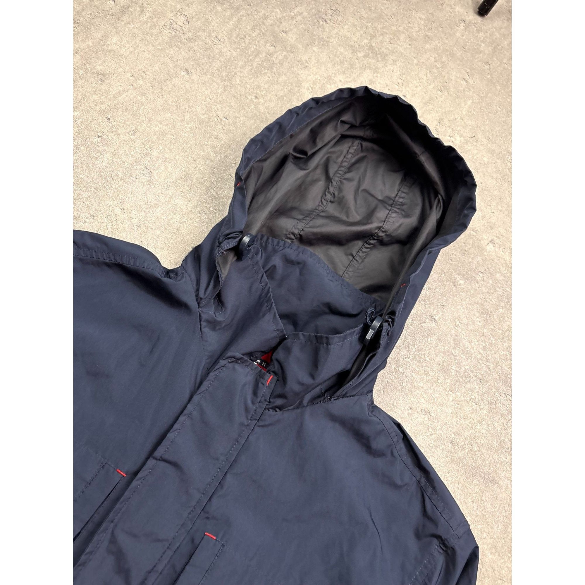 Tommy Hilfiger Tommy Hilfiger Mens Navy Hooded Jacket With Embroidered Logo Size US L / EU 52-54 / 3 - 7 Thumbnail