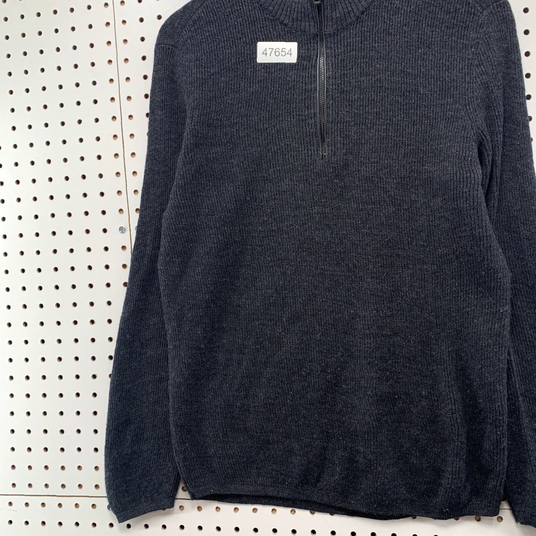 Calvin Klein Calvin Klein Premium Merino Wool Sweater Mens Medium Gray 1/4 Zip Work Crewneck Mock Neck Knit Pullover Casual Winter Fall Spring Mens Size US M / EU 48-50 / 2 - 5 Thumbnail