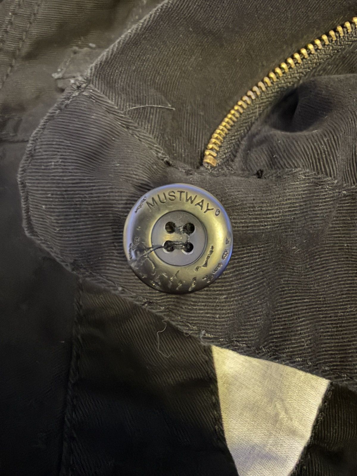 Japanese Brand Mustway black baggy cargo pants Size US 34 / EU 50 - 8 Thumbnail