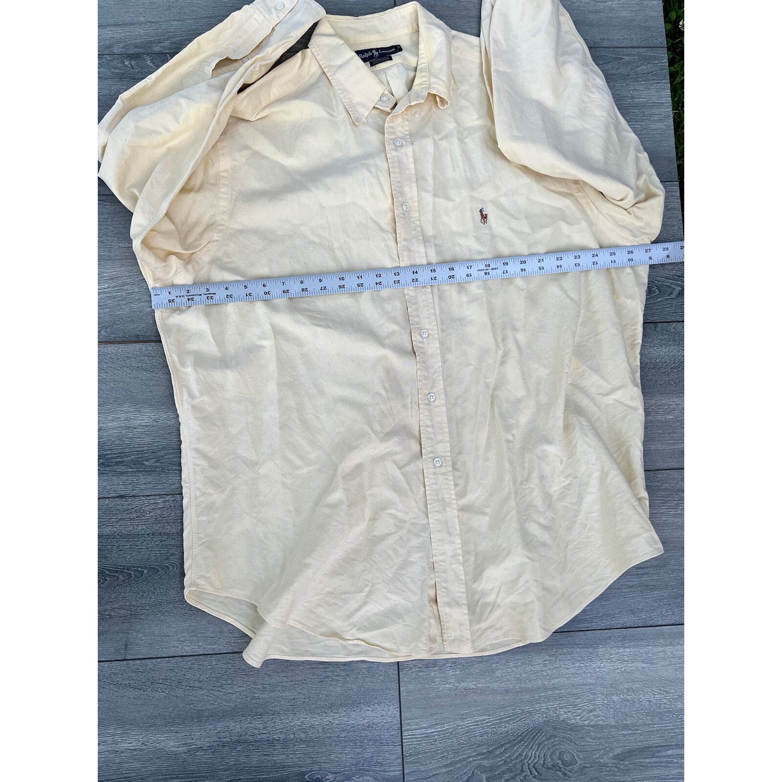 Lauren Ralph Lauren Ralph Lauren Shirt size 17'5 34 Men Shirt yellow A000299 Size US L / EU 52-54 / 3 - 7 Thumbnail