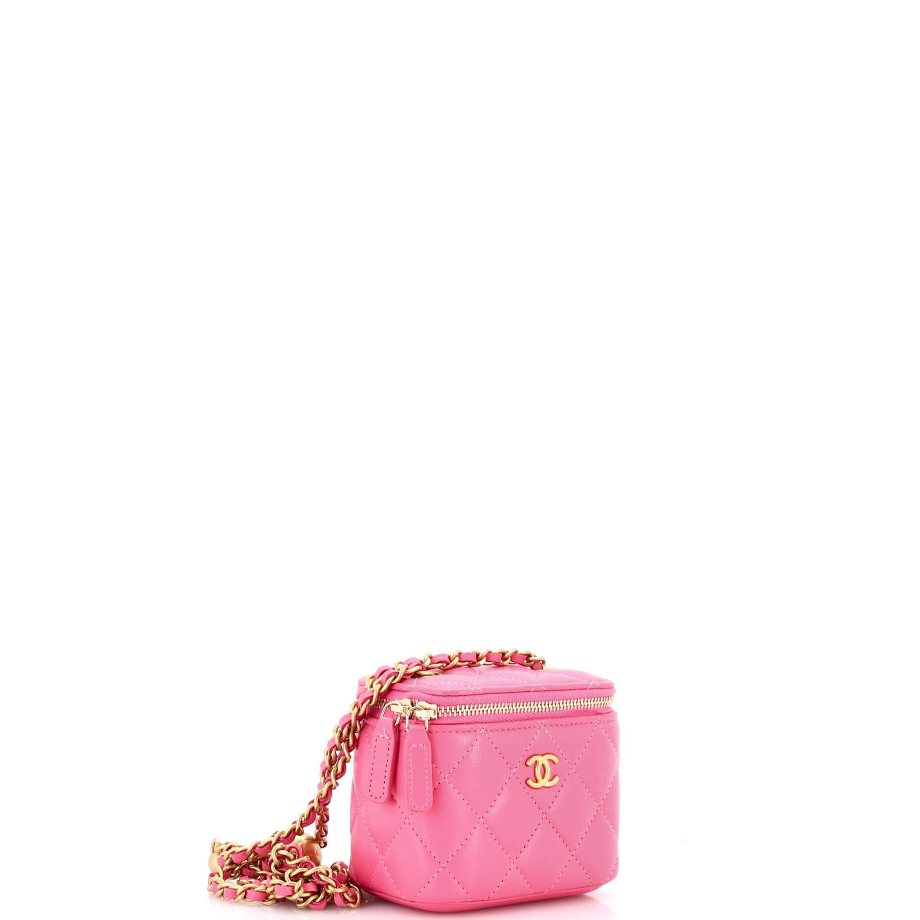 Chanel Pearl Crush Vanity Case with Chain Quilted Lambskin Mini Size ONE SIZE - 1 Thumbnail