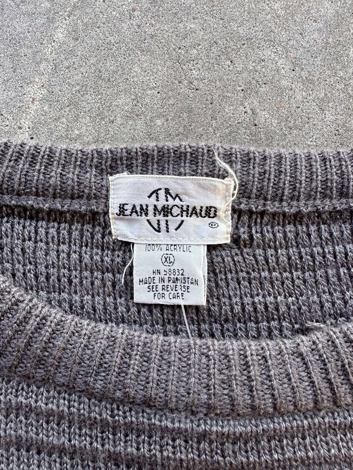 Designer × Vintage Y2K Jean Michaud Sweater Size US XL / EU 56 / 4 - 2 Thumbnail