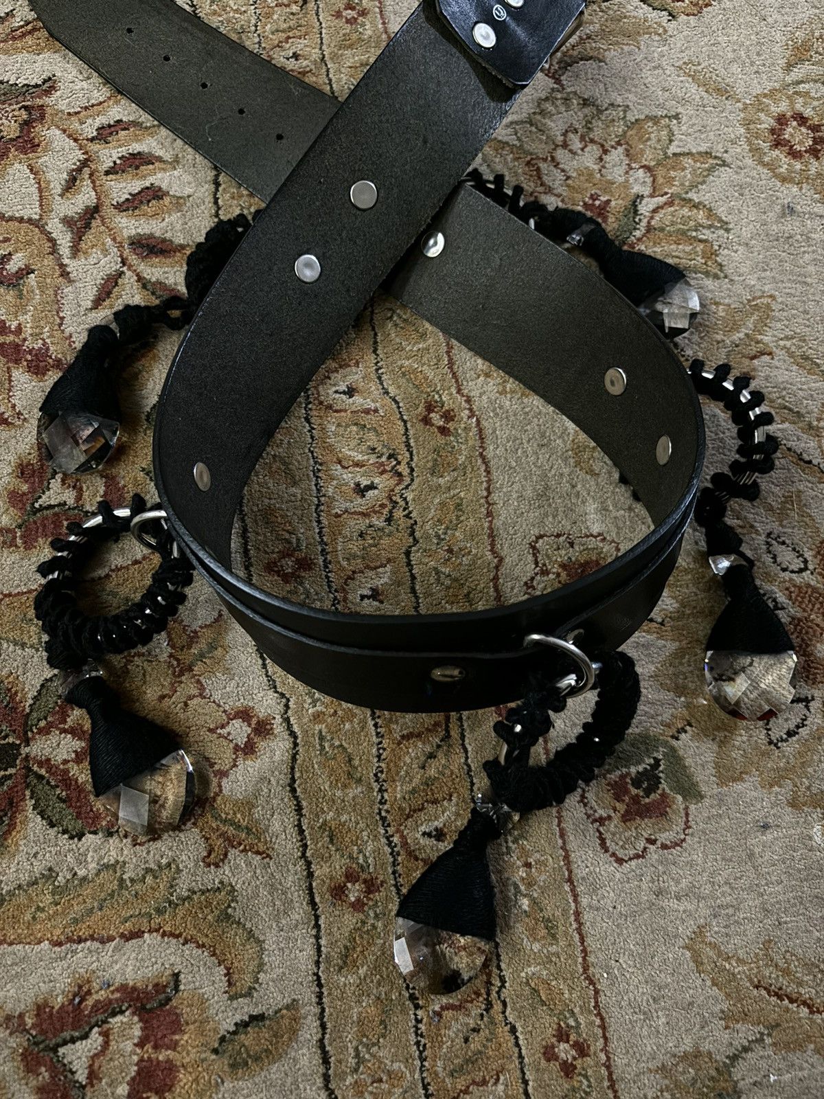 Undercover Undercover FW06 “Guruguru” Hanging Crystal Bondage Ring Belt Size ONE SIZE - 3 Thumbnail
