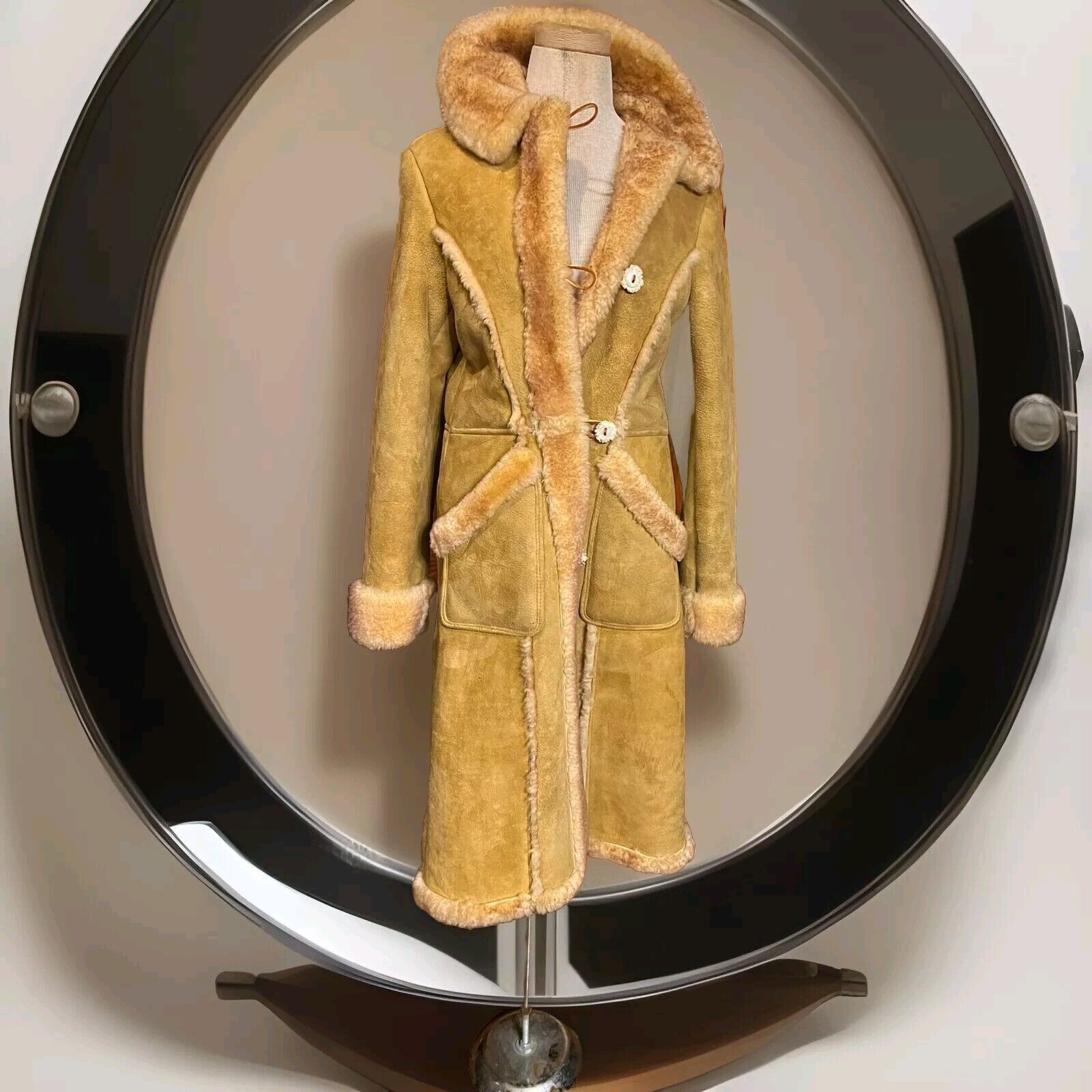 Other Shearling Coat Jacket Women Sz S Size S / US 4 / IT 40 - 1 Thumbnail