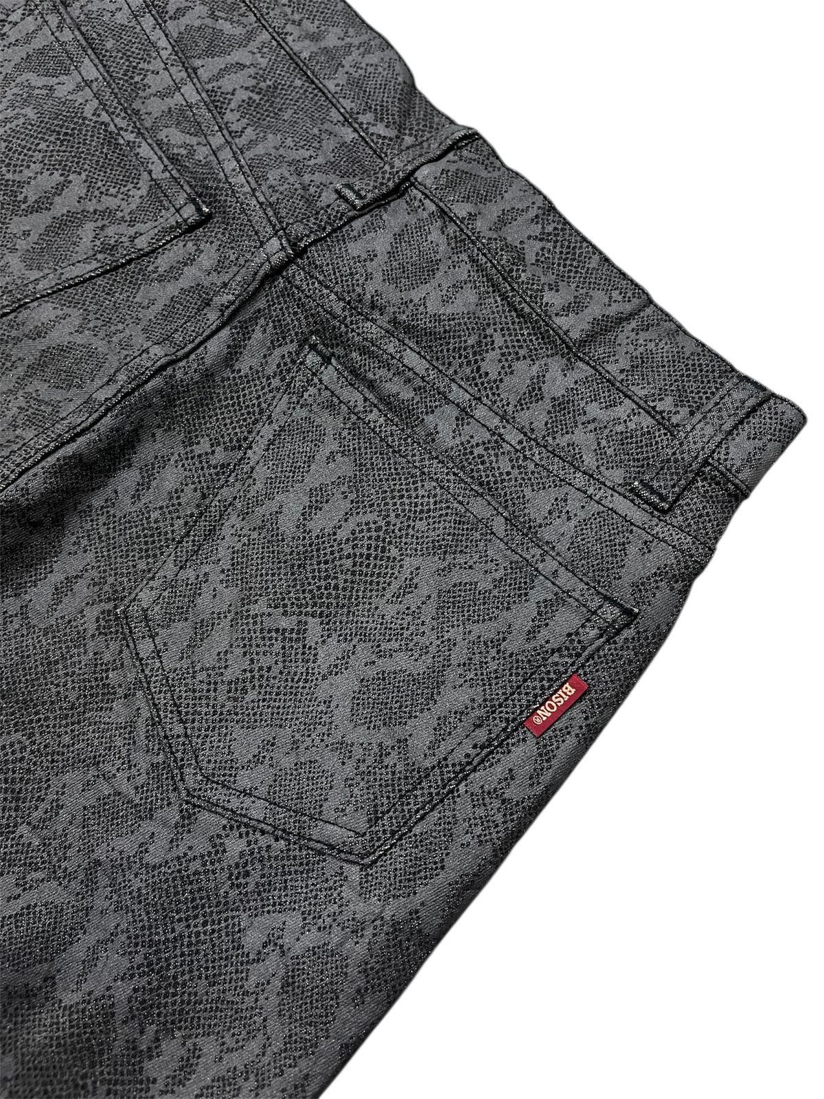 Japanese Brand Bison Pyton Pattern skinny Pants Size US 26 / EU 42 - 6 Thumbnail