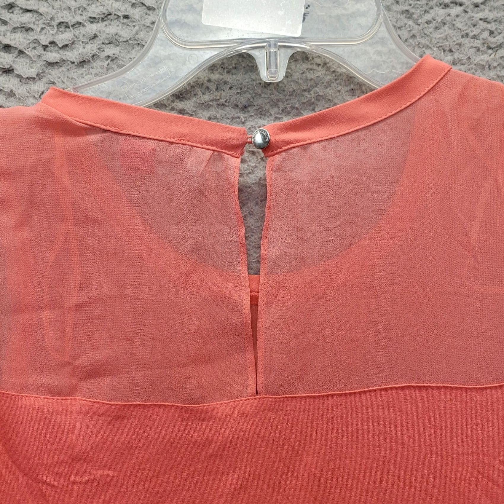 Vince Camuto Vince Camuto Tank Top Womens Small Orange Sleeveless Round Hem - Womens Size S Nike? Size S / US 4 / IT 40 - 7 Thumbnail