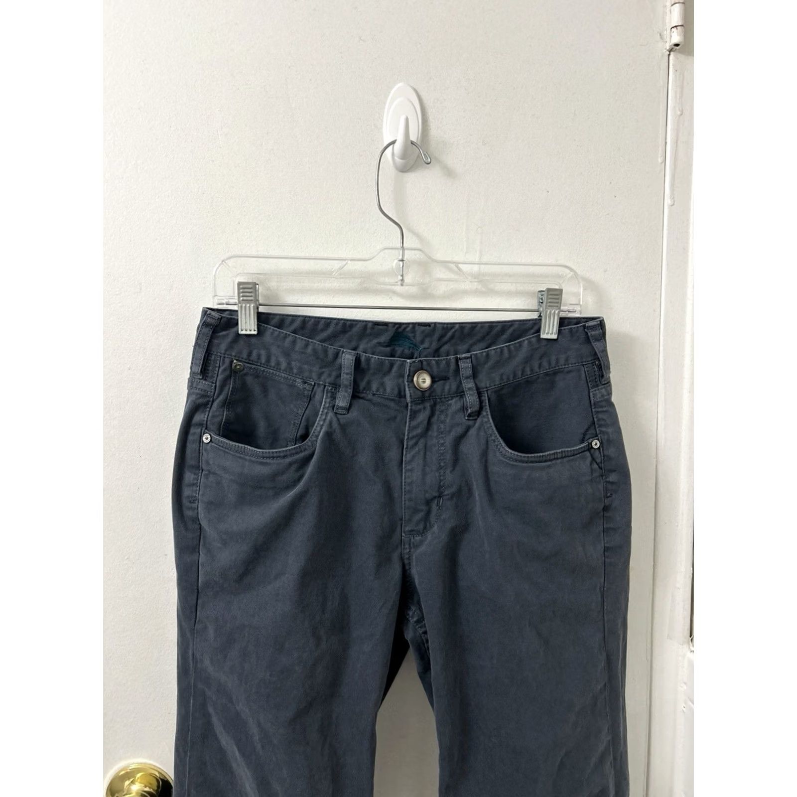 Tommy Bahama Tommy Bahama Authentic Chino Pants Mens 30x28 Navy Straight Leg Marlin Stretch Size US 30 / EU 46 - 2 Thumbnail