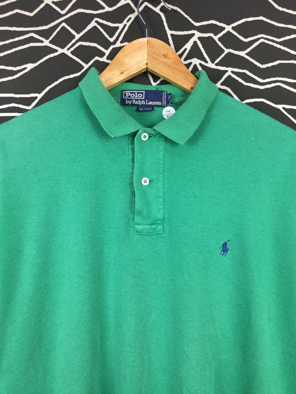 Polo Ralph Lauren × Vintage Vtg Polo Ralph Lauren Small Pony Basic Polo Tee Size US L / EU 52-54 / 3 - 3 Thumbnail