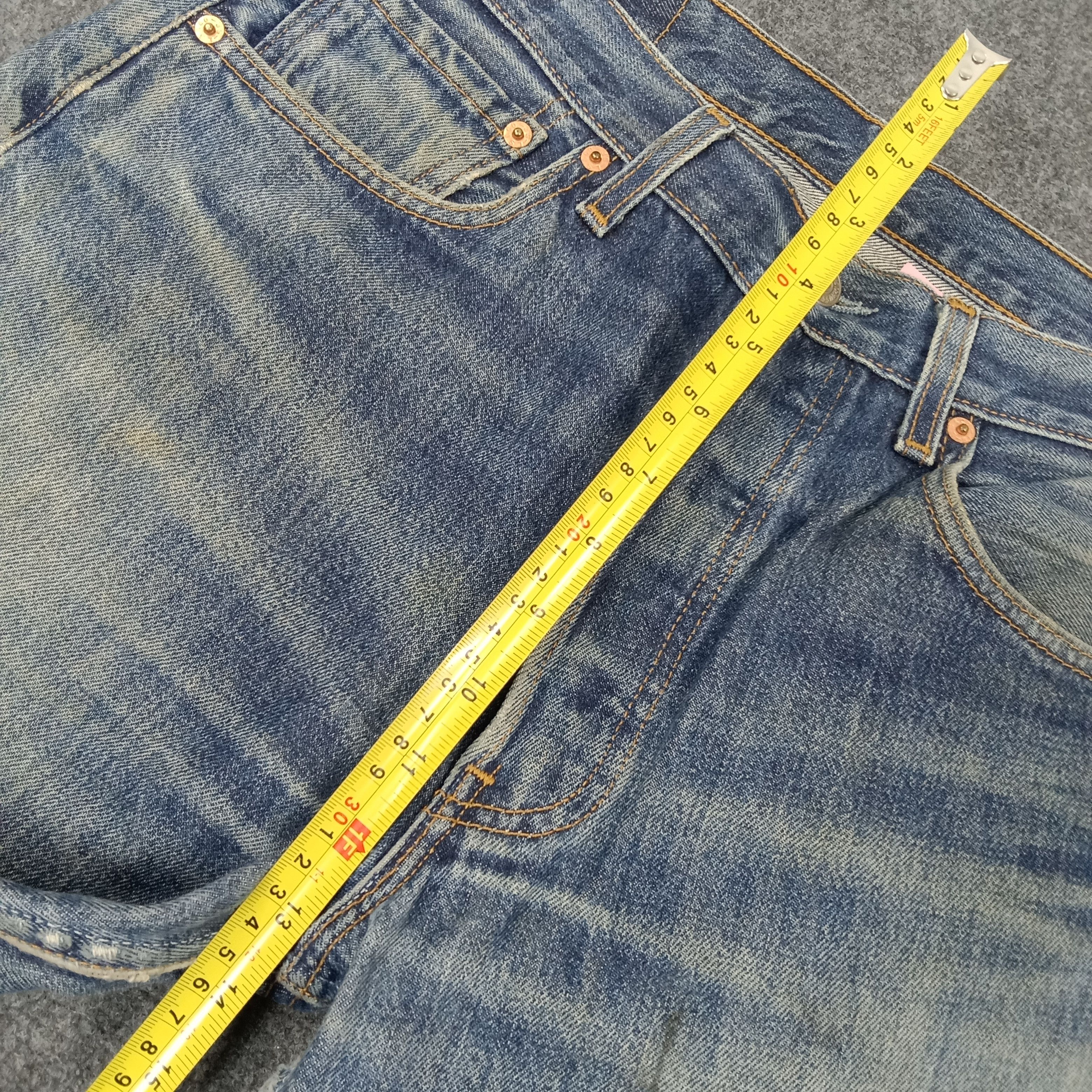 Levi's Levi's 501 American Distressed Style Denim Jeans C235N18 Size US 30 / EU 46 - 8 Thumbnail