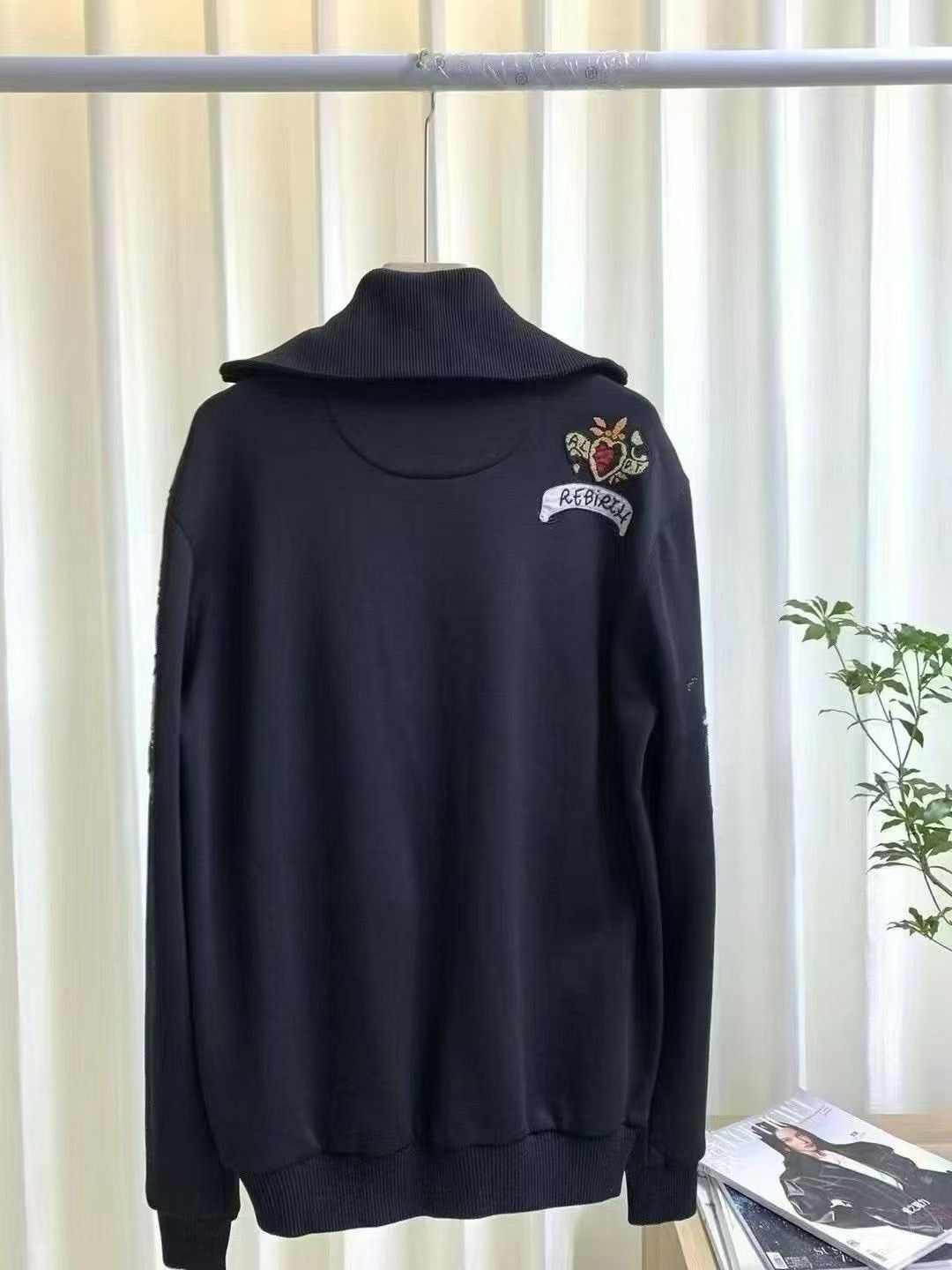 Valentino VALENTINO Navigator Casual Embroidered Jacket Size US L / EU 52-54 / 3 - 2 Thumbnail