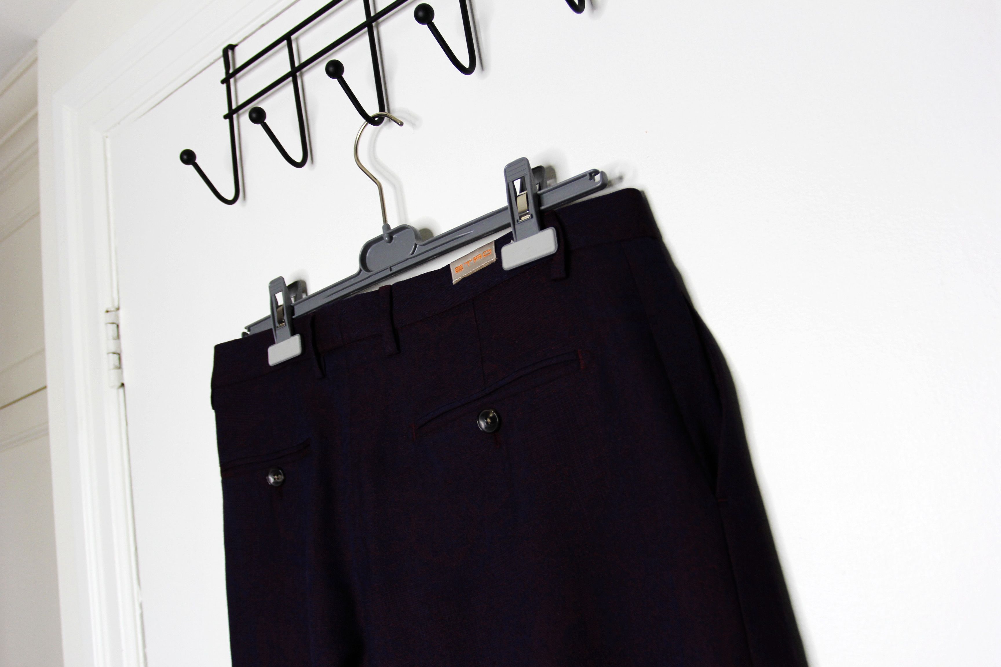 Etro BNWT AW25 ETRO PURPLE PAISLEY PANTS 48 Size US 32 / EU 48 - 6 Thumbnail