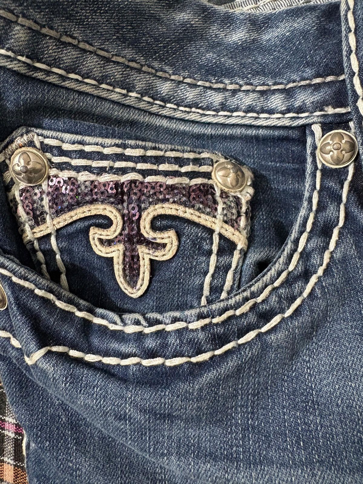 Rock Revival Rock Revival "Jacklyn Boot" Jeans - Size 33 (Fits 35-36) Size US 33 - 5 Thumbnail