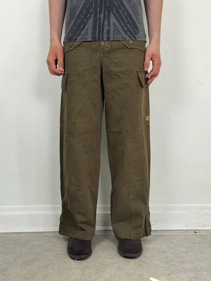 Dolce & Gabbana SS2003 Dolce & Gabbana Olive Combat Large Cargo Pants Size 26" / US 2 / IT 38 - 2 Thumbnail