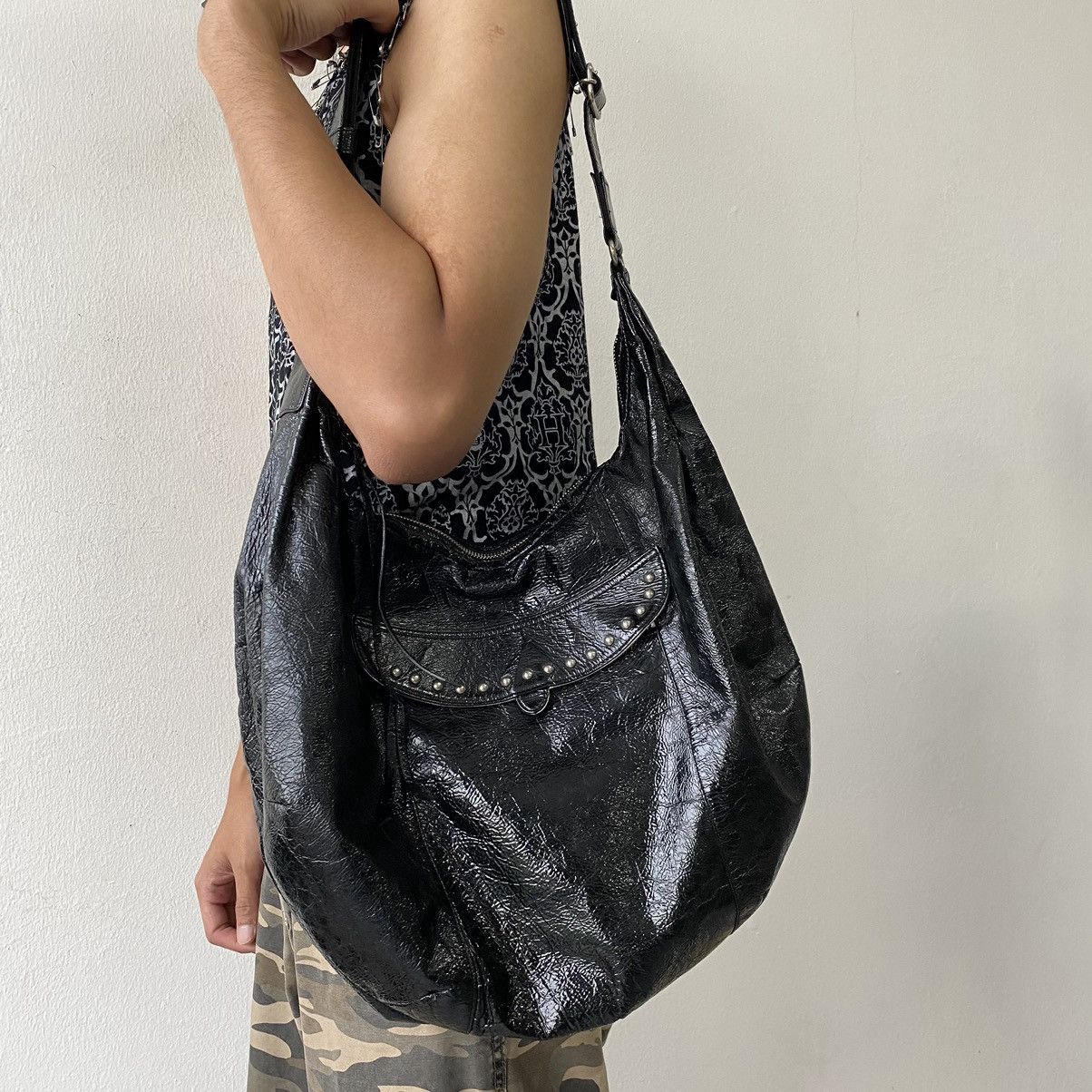 If Six Was Nine × Japanese Brand × Le Grande Bleu (L.G.B.) Bagatello Faux Leather Shoulder Bag Issey Miyake Style Size ONE SIZE - 1 Thumbnail
