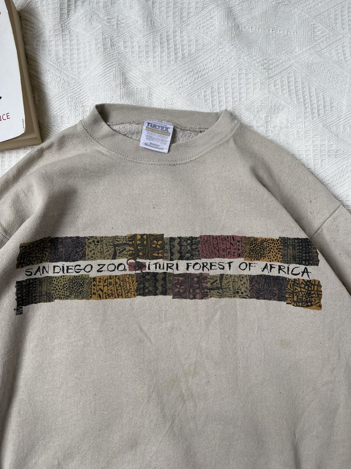 Tultex × Vintage Vintage Tultex San Diego Zoo Sweatshirt Size US M / EU 48-50 / 2 - 2 Thumbnail