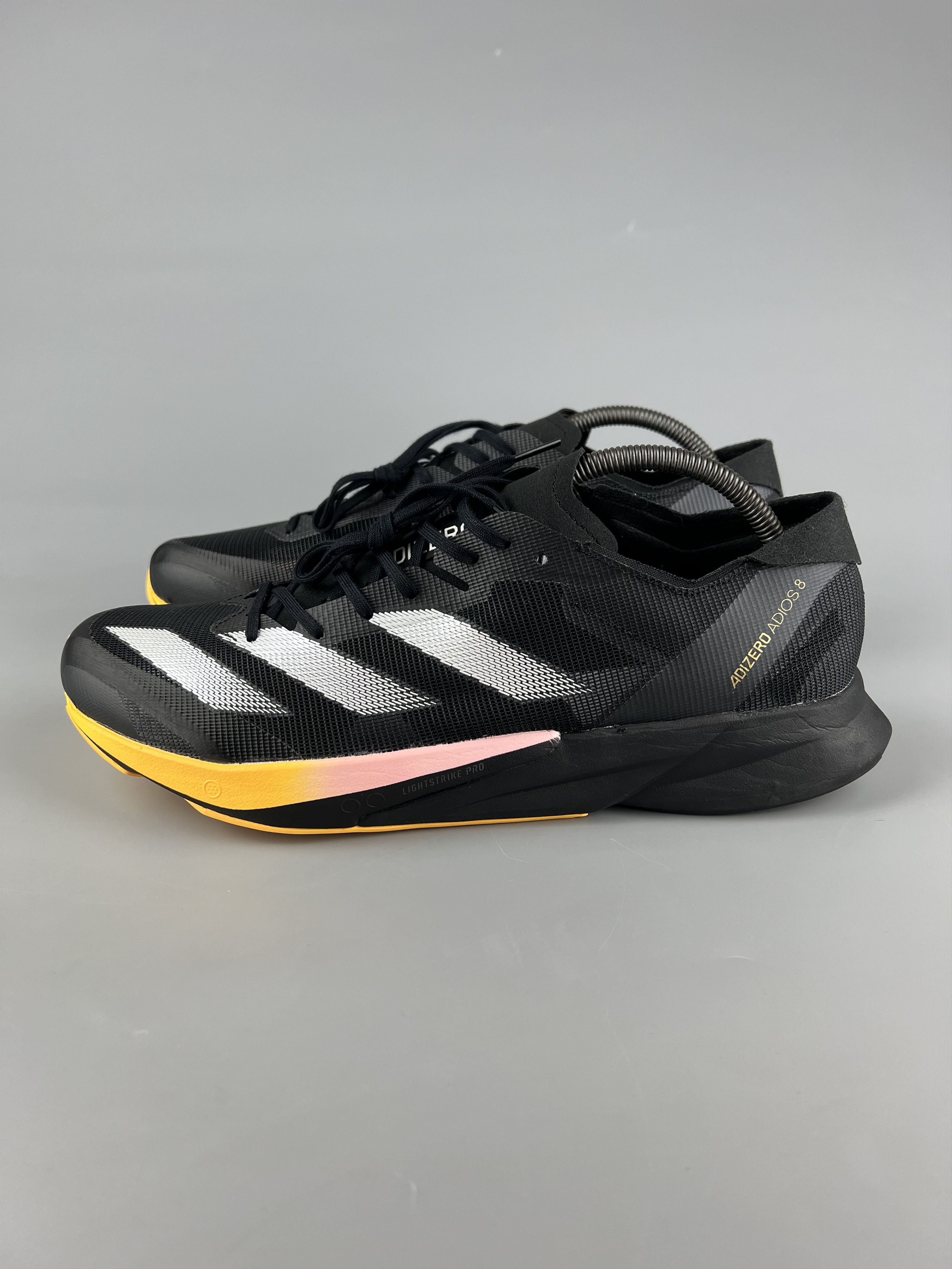 Adidas Adidas Adizero Adios 8 Men's Black Running Shoes Size US 11 / EU 44 - 2 Thumbnail