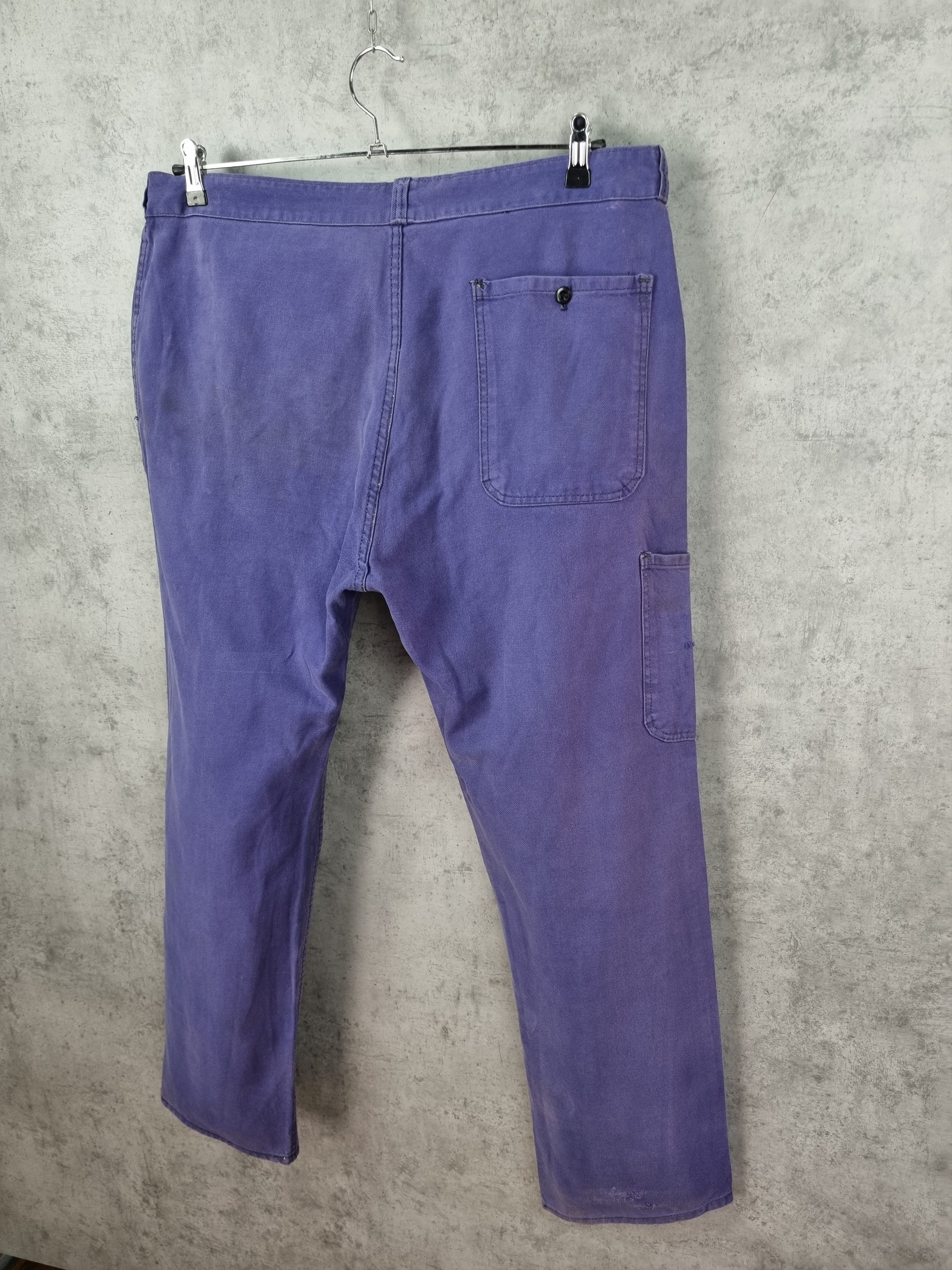 Le Laboureur 80s French Chore Vintage Worker Pants Size US 36 / EU 52 - 7 Thumbnail